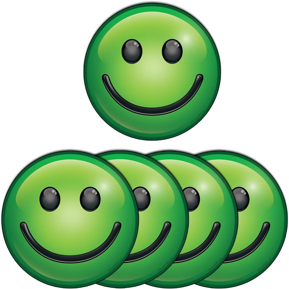 StoreSMART - 6" Mood Magnets for Status Visualization - 12-Pack - FACE6VP-12