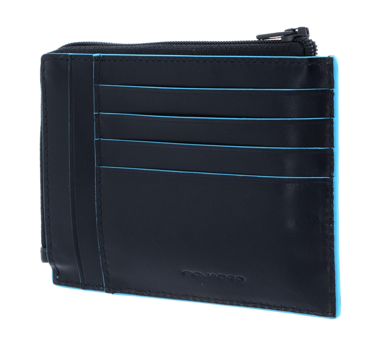 PIQUADRO Blue Square Portamonete, 12 cm | Protezione antifrode, Alloggio carte, Vani organizzati, Uso quotidiano