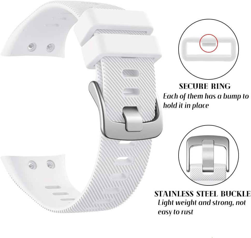 watbro compatible with garmin forerunner 45s band soft silicone sport replacement watch band fitness strap bracelet wristband for garmin forerunner