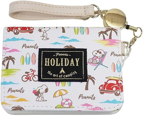 Amazon Co Jp マリモクラフト 二つ折りオープンパスケース ビーチ スヌーピー 100 70 10mm Spz 1549 おもちゃ
