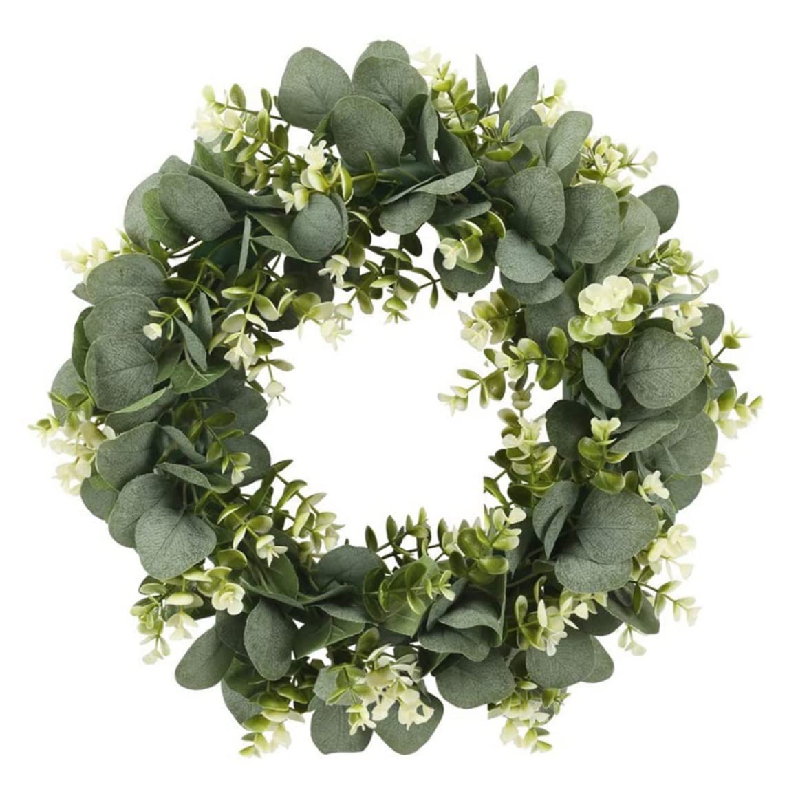 Couronne d'eucalyptus résistant aux intempéries pour fenêtre et mur