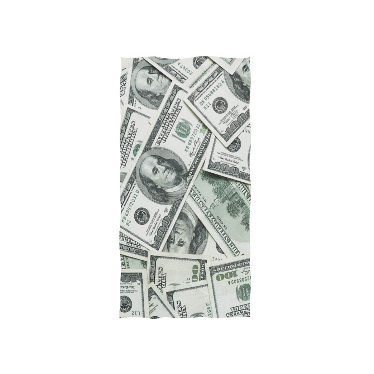 Linomo Girls Hand Towel Usa Dollar Money Print Towel Cotton Face Towel Dish Towel For Kids Boys Adult