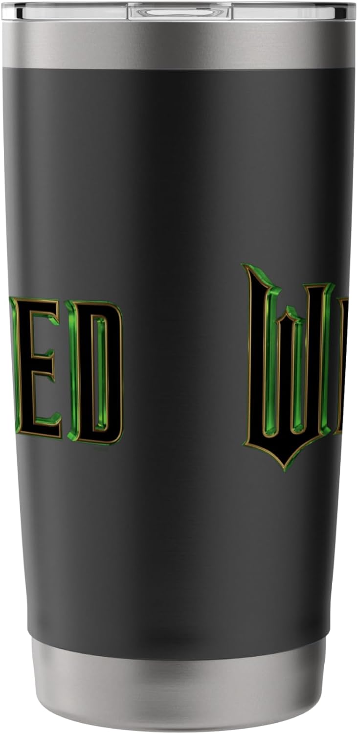 Wicked Movie Logo Stainless Steel Insulated Tumbler - Image 4