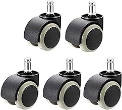 Rodízio giratório conjunto de rodas, rodízios para mover móveis de borracha rodízio, engrossar polia mola 2 polegadas cadeira roda, rolo universal para escritório computador cadeira universal roda
