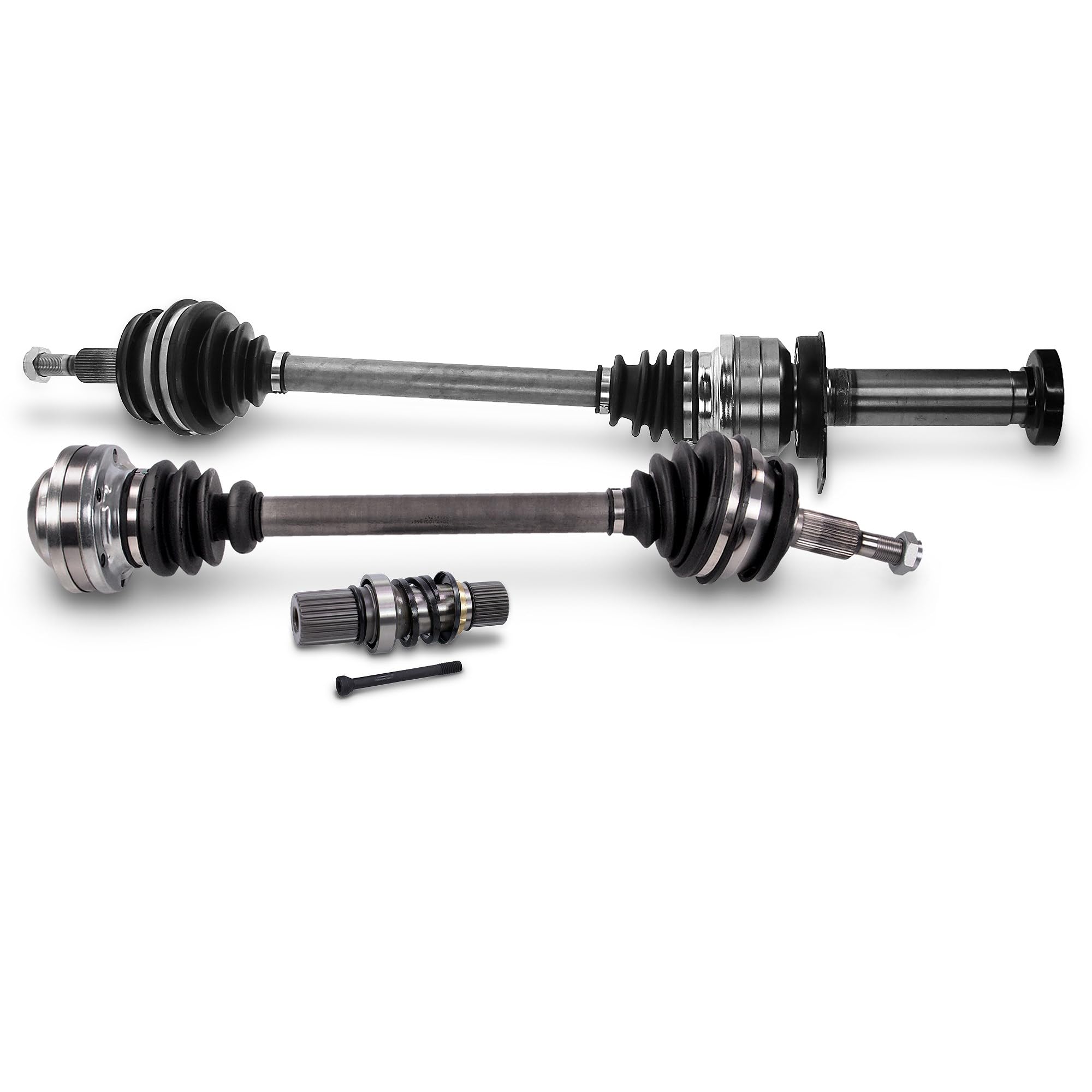 ATEC Germany 2x Eje de transmisión delantero izquierdo y derecho, 1x Eje | Compatible con: VW MULTIVAN T5, TRANSPORTER T5 Bus, TRANSPORTER T5 Kasten, TRANSPORTER T5 Platasche/Chasis (7JD, 7JE, 7JL