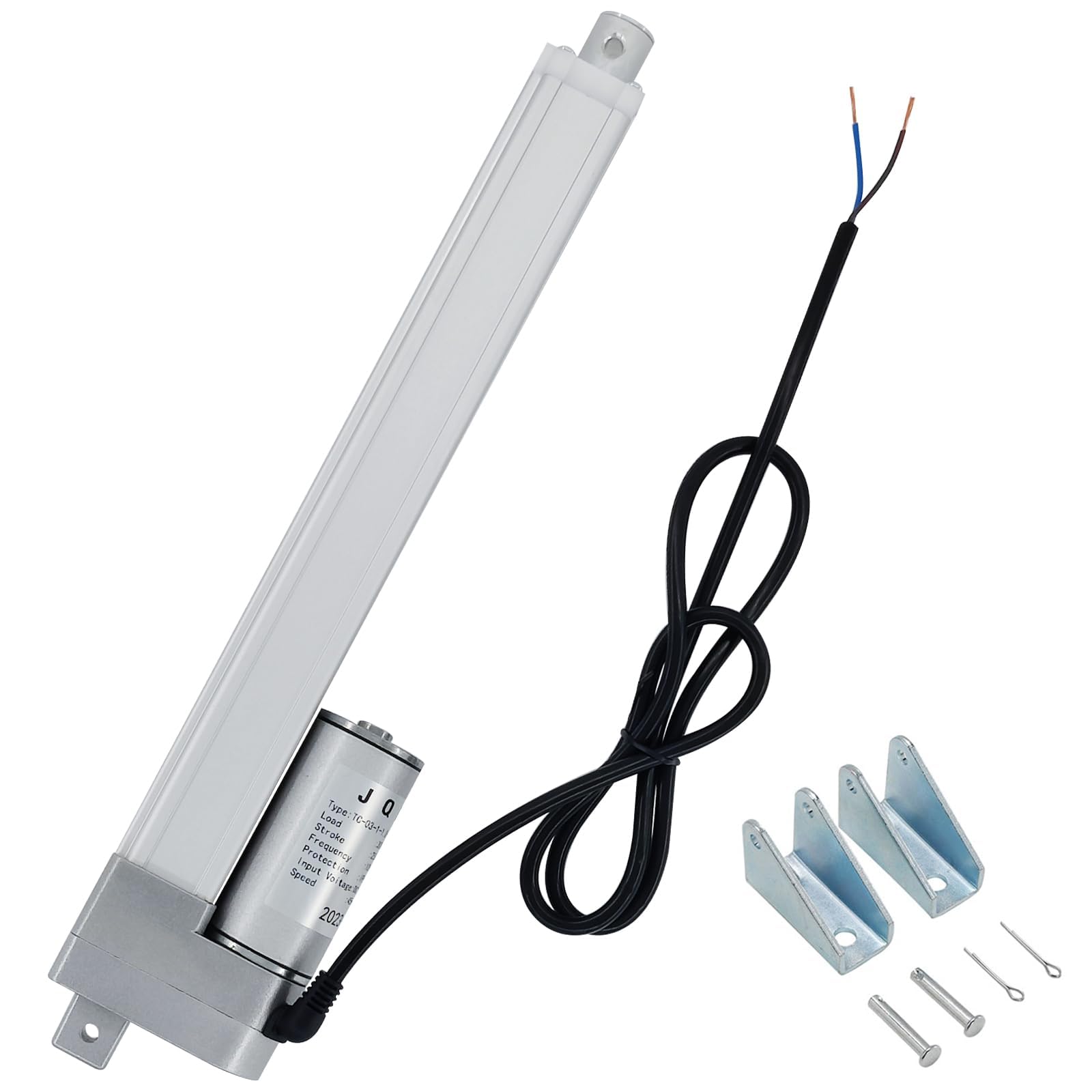 JQDML 12V High Speed Linear Actuator 66 lbs - 4 Inch Stroke IP54 Waterproof — Amazon image 13