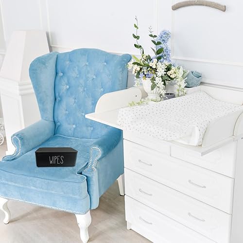 Miniatura 6 de Moorfowl Paquete de 3 dispensadores de toallitas de bebé, soporte para toallitas desechables, 7.28 pulgadas de largo x 4.80 pulgadas de ancho x 2.75