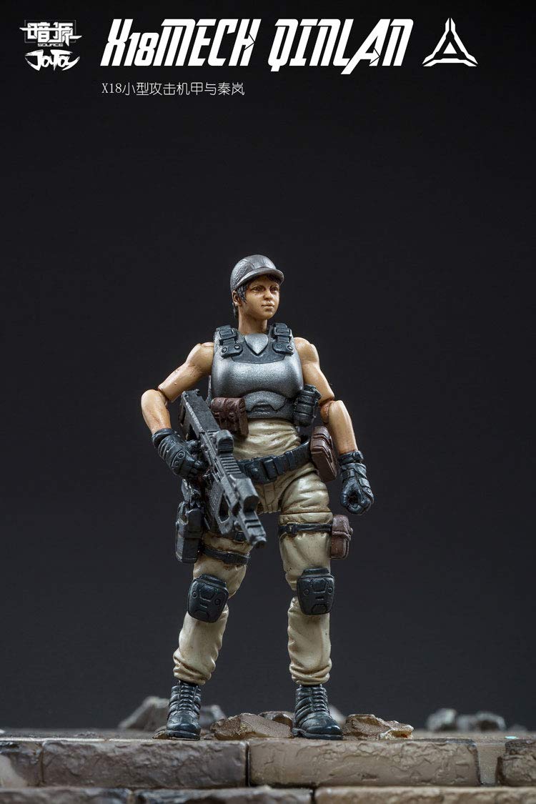 Amazon | 暗源 X18小型攻撃メカ＋秦嵐【正規輸入品】 | フィギュア