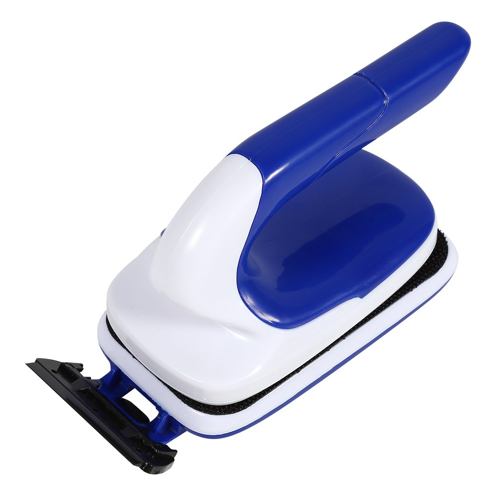 Gavigain 3Sizes Floating Magnetic Brush Aquarium Fish Tank Glass Cleaner Cleaning Tool for Moss Dirt, ABS Material (Large)