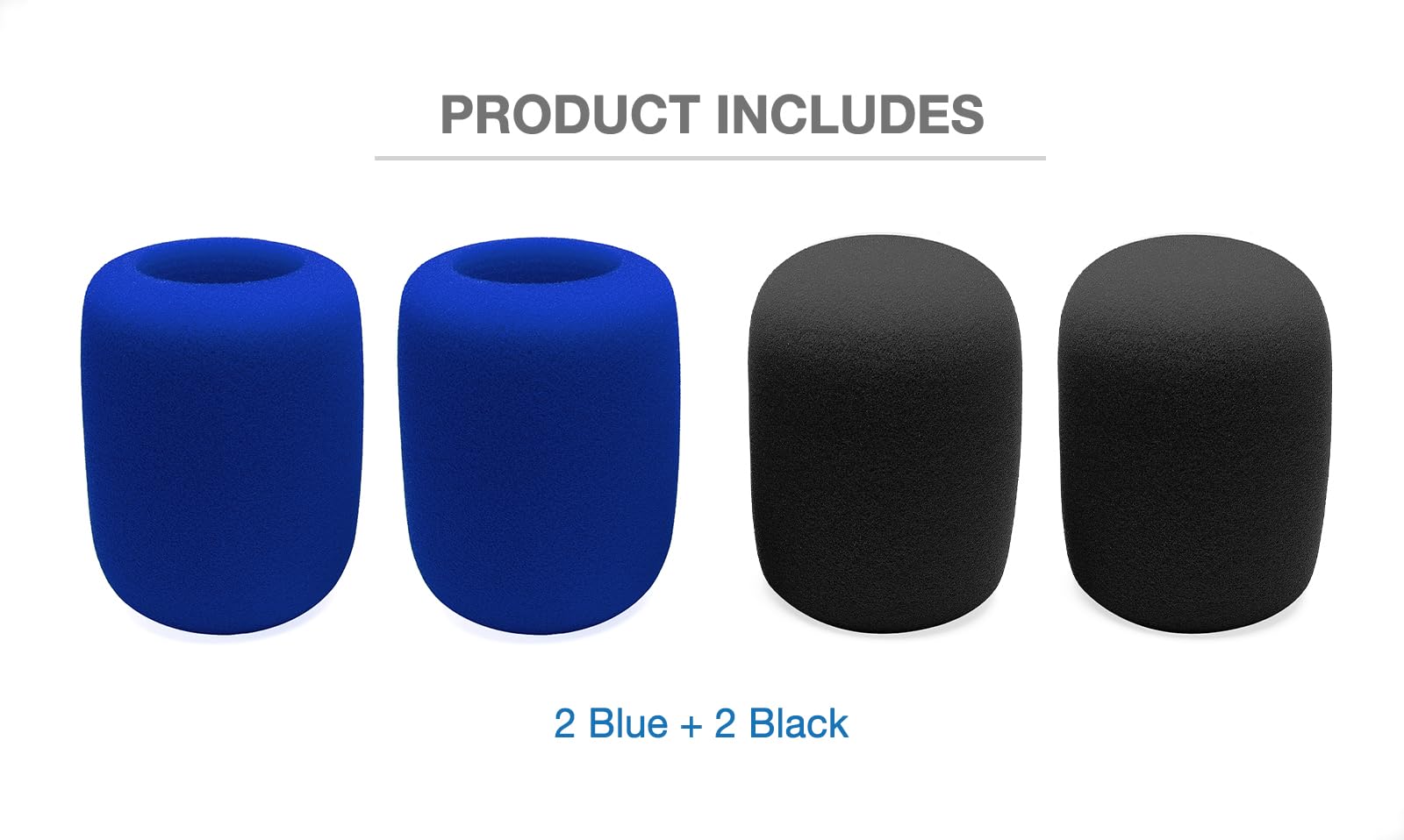 2 Coperture In Schiuma Anti-Pop Per Microfoni JBL PartyBox, Wireless Mic, Mic 100, Encore E UHF Mic 300 - Protezione Da Vento E Umidità - 4