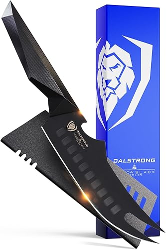 Dalstrong BBQ Pitmaster - Cuchillo para carne, 6.5 pulgadas, serie Shadow Black, recubierto de nitruro de titanio negro, cuchillo de cocina de alto disponible en Yaxa Peru