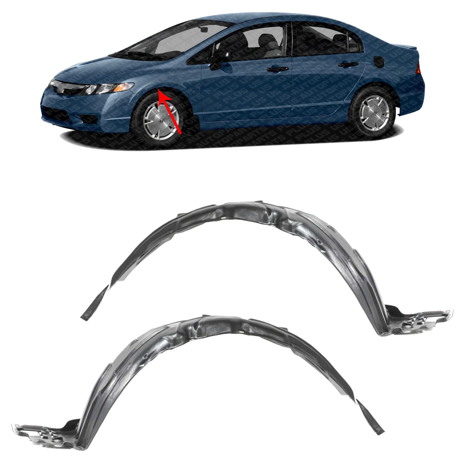 Attack On Titan Ps4 Guardabarros Para Honda Civic Sedan 2016-2018 | Meses Sin Interés Lego Mini Cooper