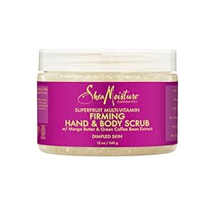 SheaMoisture Hand & Body Exfoliator SuperFruit Complex Exfoliating Scrub for Dry Skin with Shea Butter 12 oz