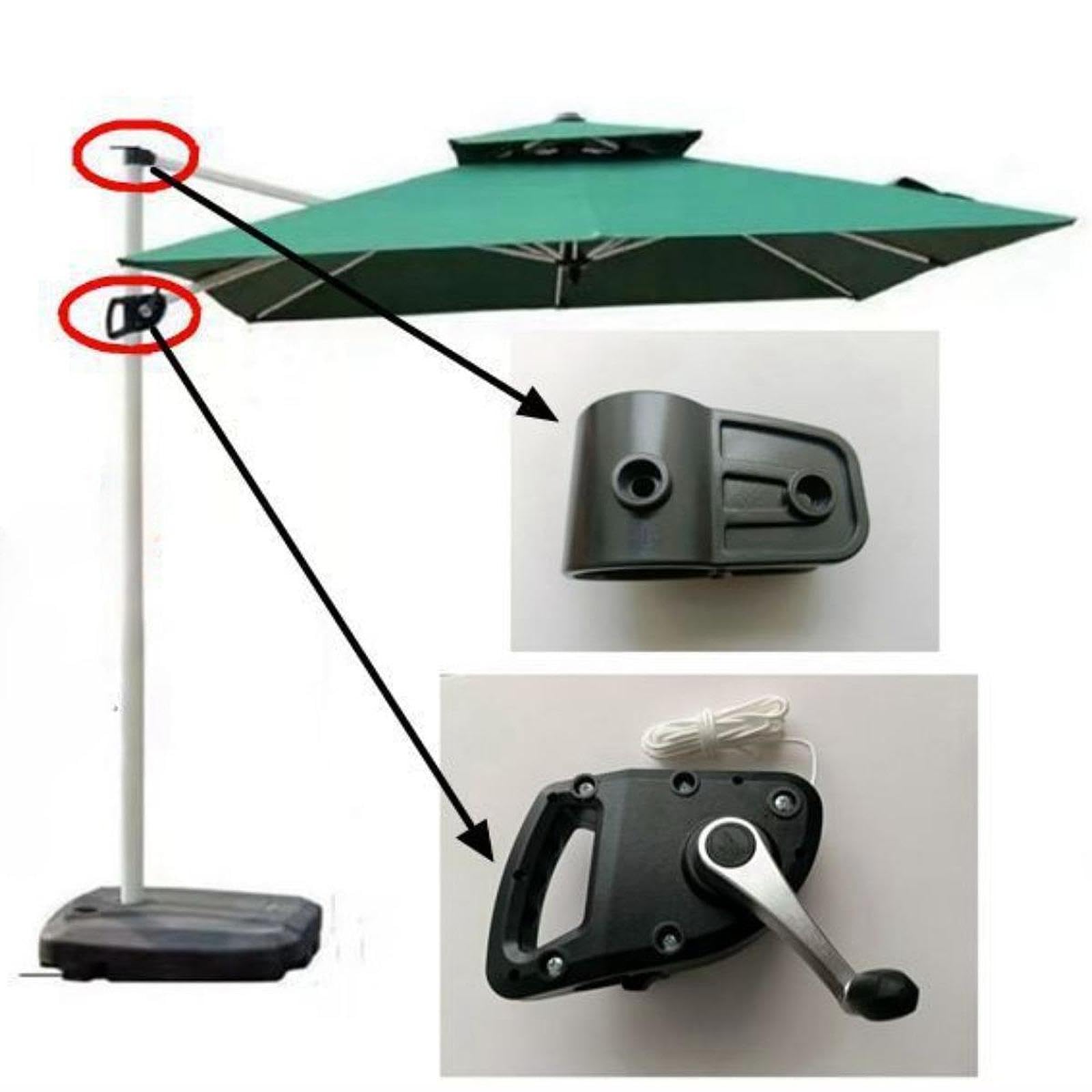 Amazon.com: Cantilever Patio Umbrella Top Connector Repair Parts