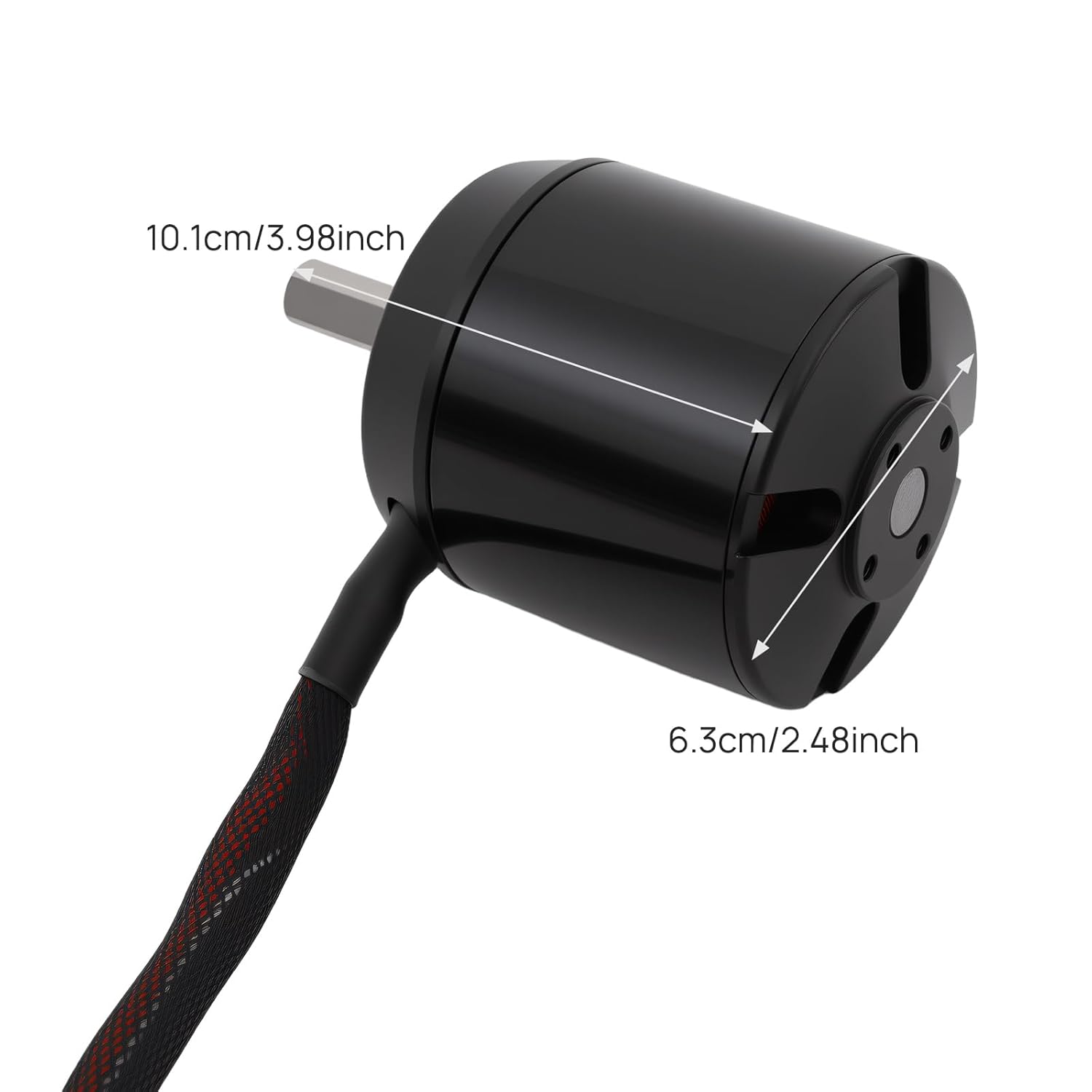 Electric Skateboard Brushless Motor, 170KV 2300W Efficience Brushless Belt Sensored Motor 4080RPM DIY Electric Skateboard Hub Motor Kit for Electric Skate Board Bicycle Scooter Longboard