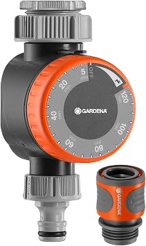 GARDENA 31169 Mechanical Water Timer with Flow Control