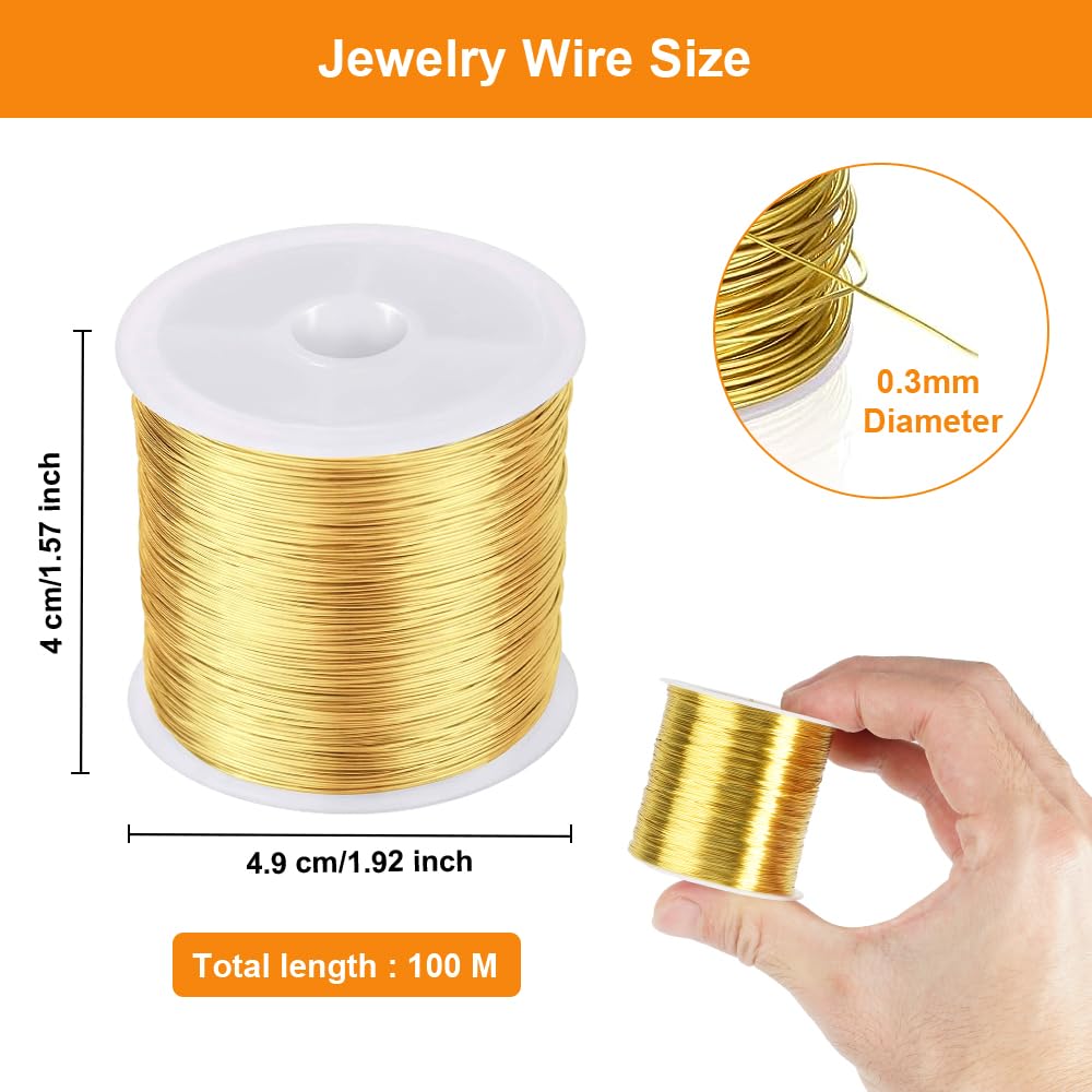 Filo Per Bigiotteria 0.3mm X 100m - Argento, In Rame Zincato, Per Gioielli Fai Da Te - Foto 6