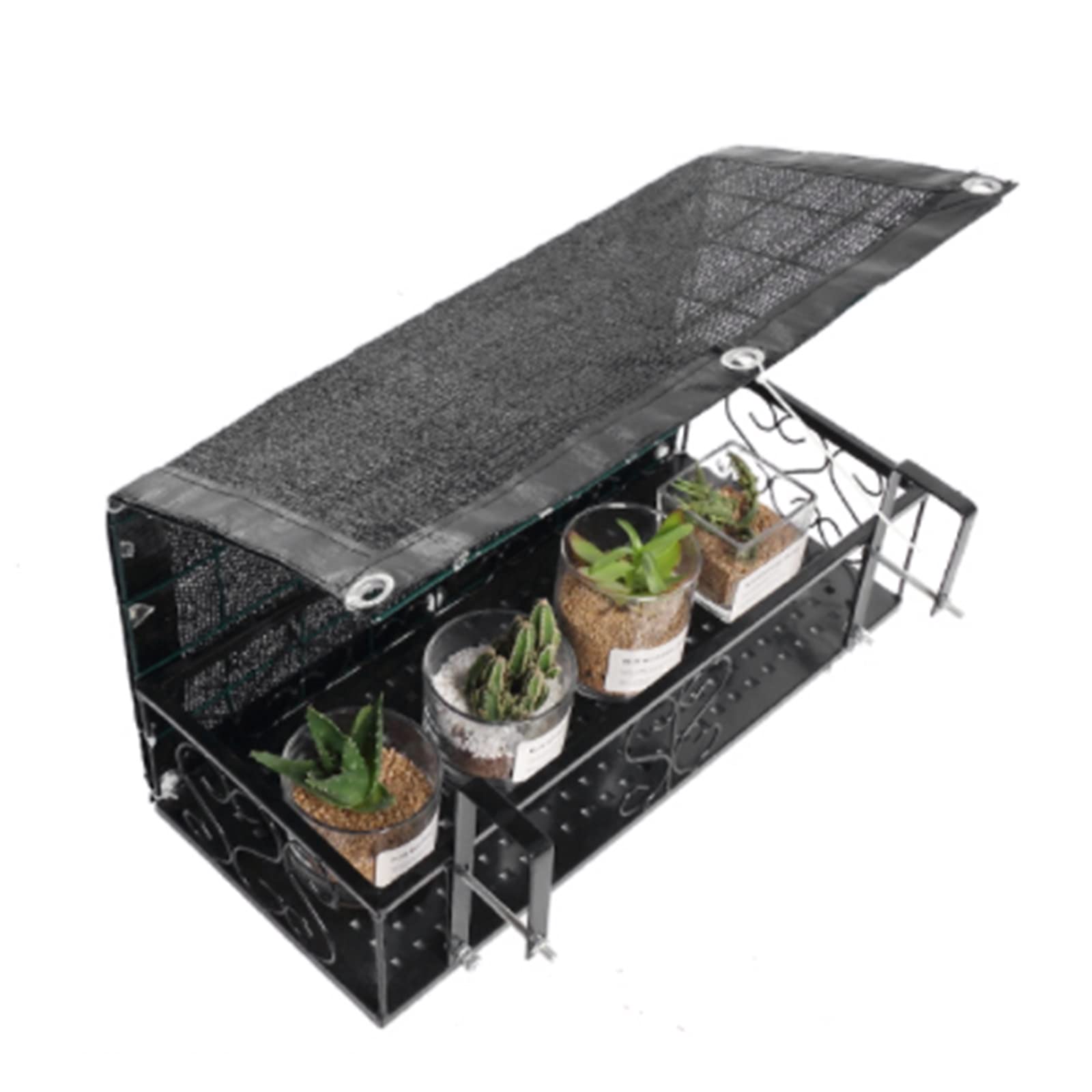 Awnings Combination Of Sun-shading Net And Tarpaulin, Succulents Wind-proof, Dust-proof And Sun-proof Net, 30%-40% Shading Rate (Size : 60x30x30cm)