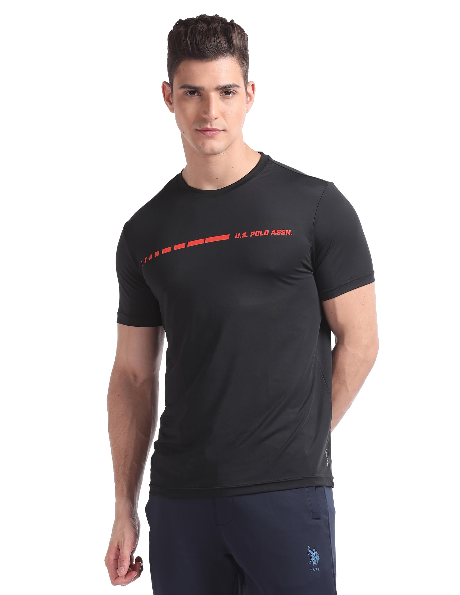u.s. polo assn. Men's AE003 Quick-Dry Stretch Active Tee-picture-20