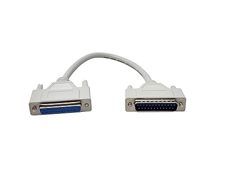 Your Cable Store 1 pie DB25 25 Pin Serial Port Cable machohembra RS232
