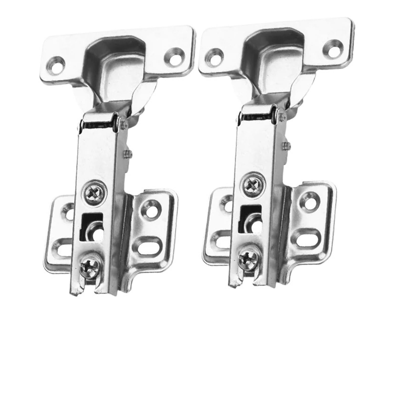 Kgdchyiplj 2Pcs Generic Soft Close Hidden Cabinet Hinges Stainless Steel With Screws(2Pcs)