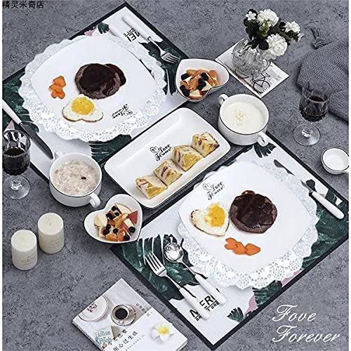 12 Inch Lace Paper Doilies Round Silver Foil Paper Placemats Doily Paper Pad For Cakes Crafts Party Weddings Tableware Décor (Silver 100Pcs） #TOP5