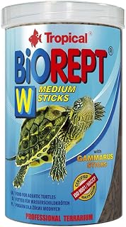 BIOREPT W - rações em bastões com múltiplos ingredientes para as tartarugas aquáticas com krill e gammarus - Pote 30g