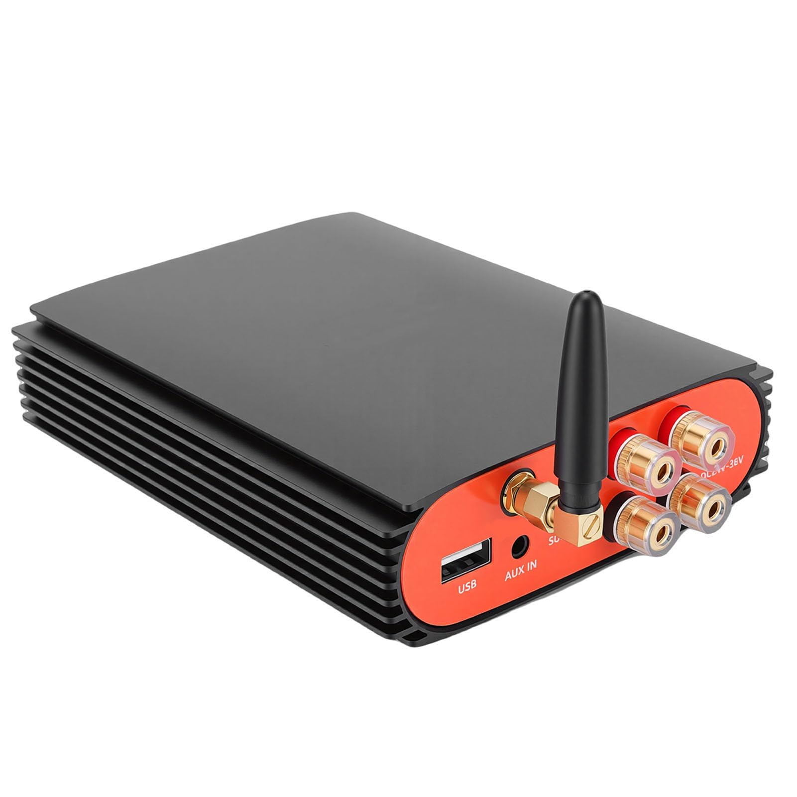 Jectse Płytka Wzmacniacza Audio o Mocy 600 W, Wzmacniacz Stereo Bluetooth, Układ Wielointerfejsowy TPA3255 DSP Dwukanałowy Wzmacniacz Stereofoniczny TPA3255, do Głośników (wtyczka UE)