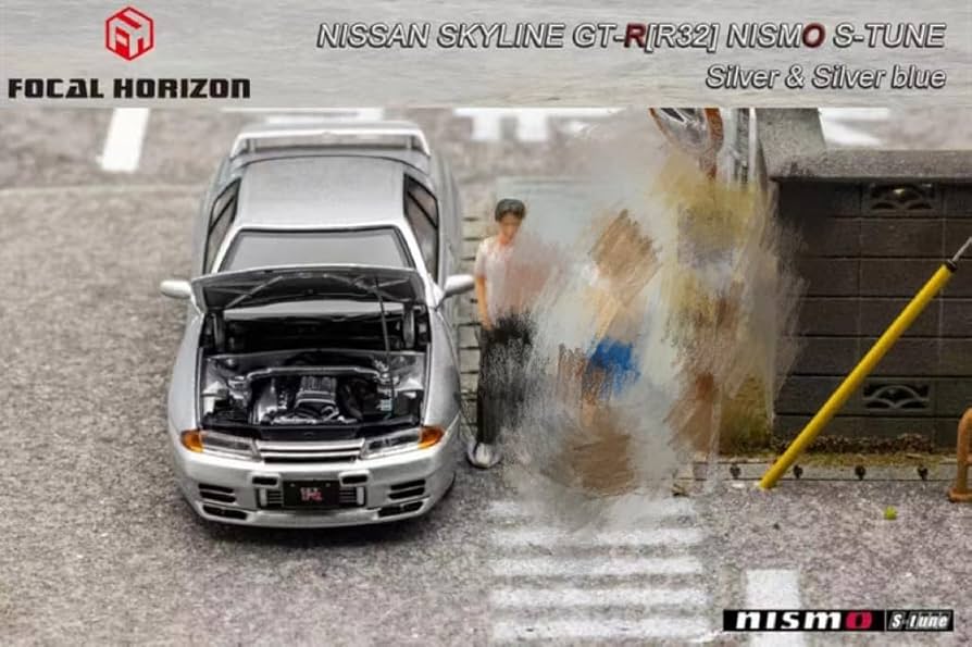 1/64 Focal R32 GTR s-tune スカイライン ニスモ　グレー Focal Horizon 1:64 Nissan Skyline GT-R The Third Generation