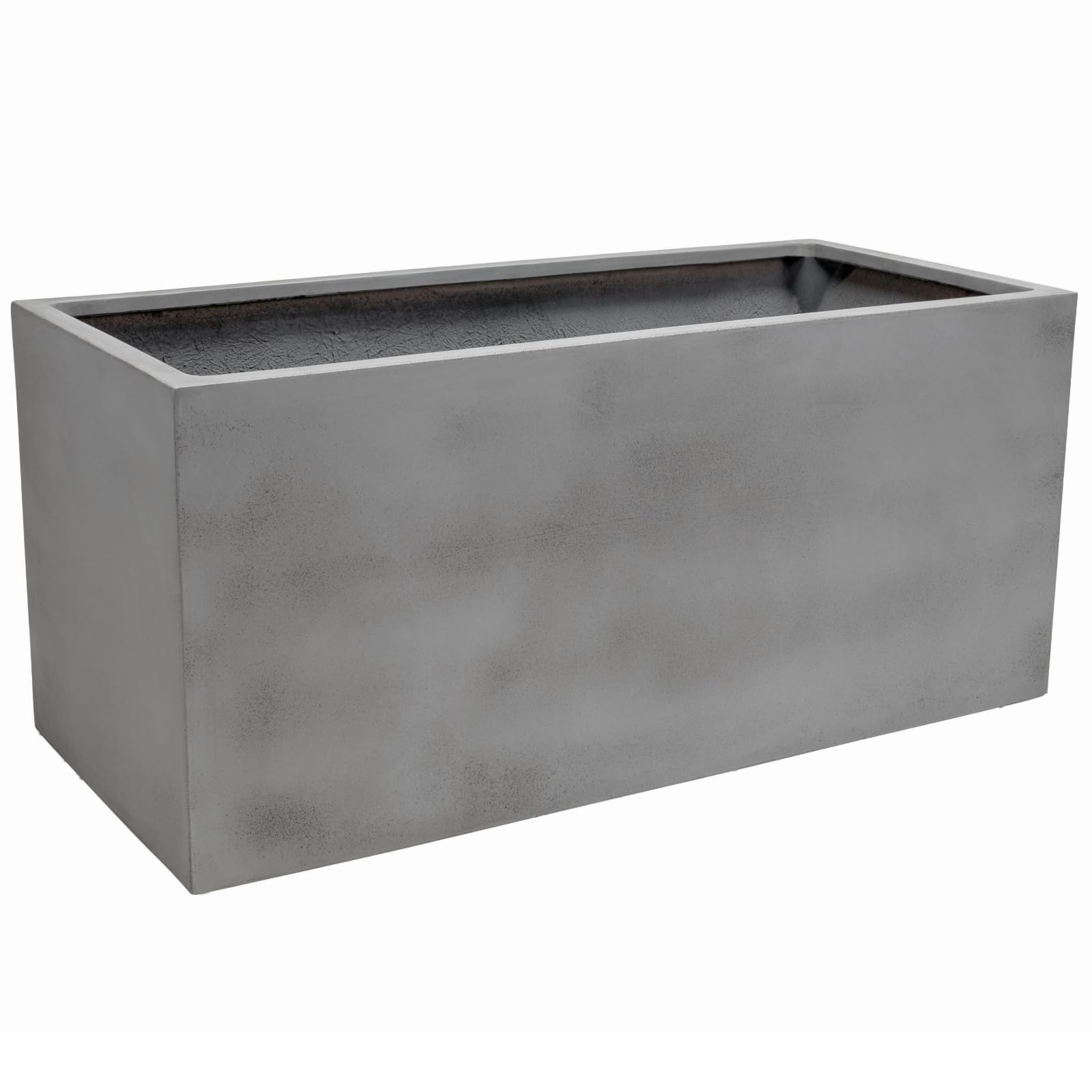 VIVANNO Pflanzkübel Pflanztrog Maxi Fiberglas 30x60x30 cm