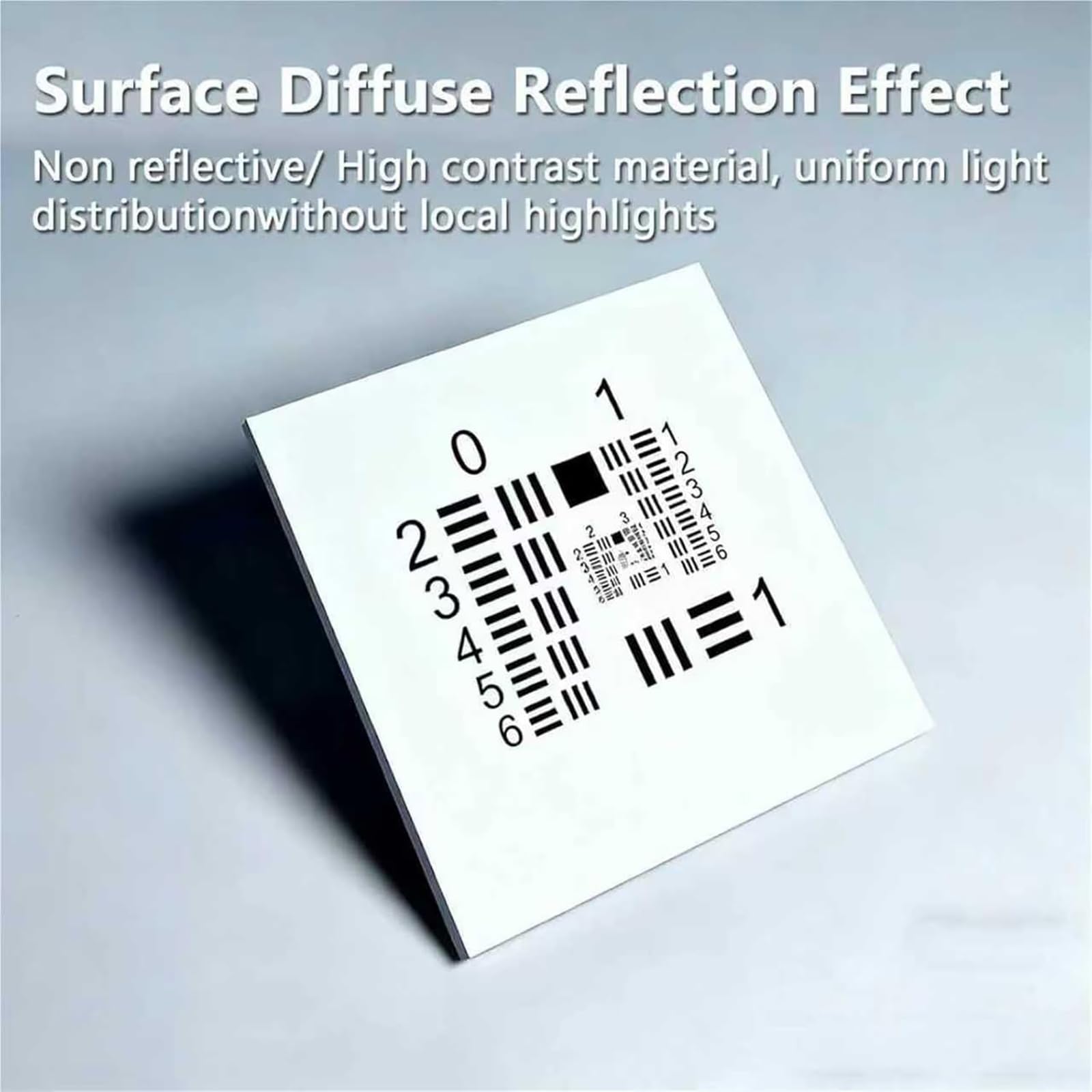Testdiagramm für räumliche Auflösung für optisches Mikroskop, Kalibrierplatine für genaue Sehprüfung, Positiv/Negative Filmkarten zur Qualitätssicherung