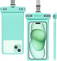 Vista 31 de Funda universal impermeable para teléfono con cordón para teléfono celular IP8X buceo al aire libre playa flotante bajo el agua hasta 7.0 pulgadas