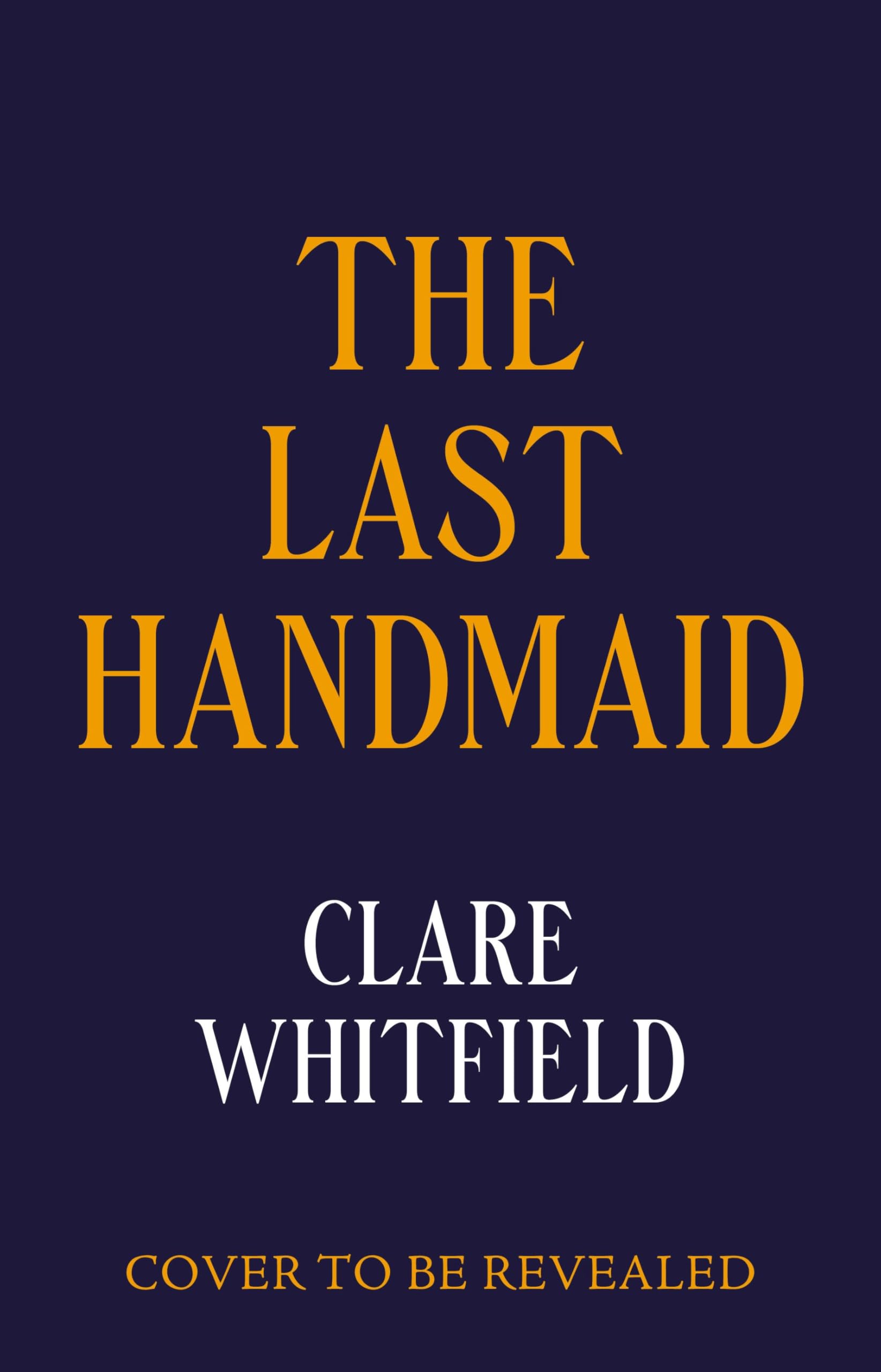 The Last Handmaid: the unmissable gothic suspense from the award-winning author of People of Abandoned Character