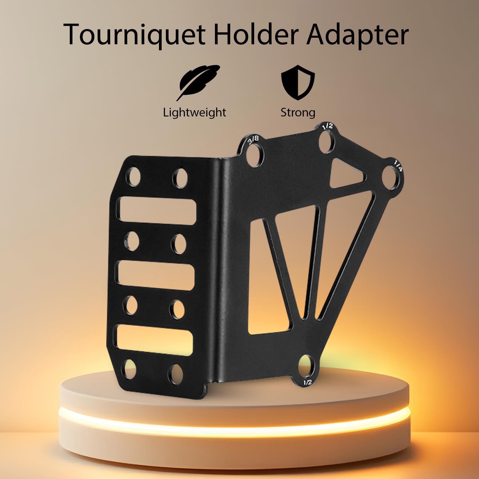 Tourniquet Holder Mount Adapter Aluminum, JUNESEAKER Tourniquet Holder with Gear Accessories for Multi-Mount Systems