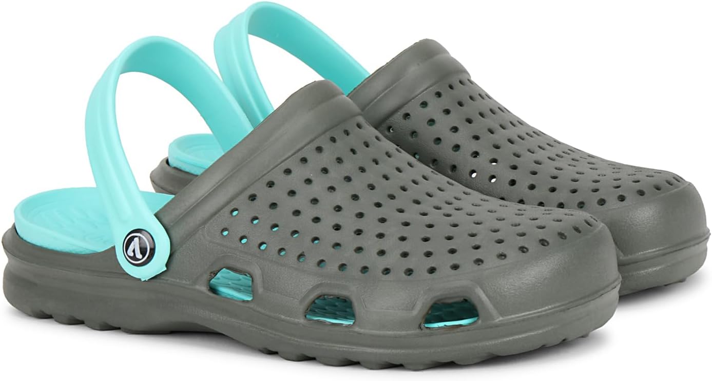 Aqualite AL-636 Slip-On Clogs for Men with Back-Strap Lightweight & Quick Dry, Anti-Skid EVA Sandal for Men