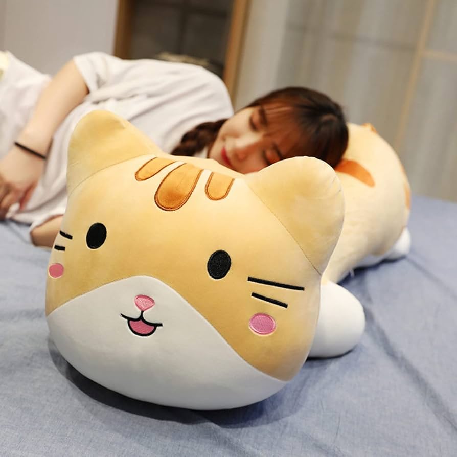 Amazon｜[LSDZW] 抱き枕 ネコ にゃんこ 大きい 猫ぬいぐるみ