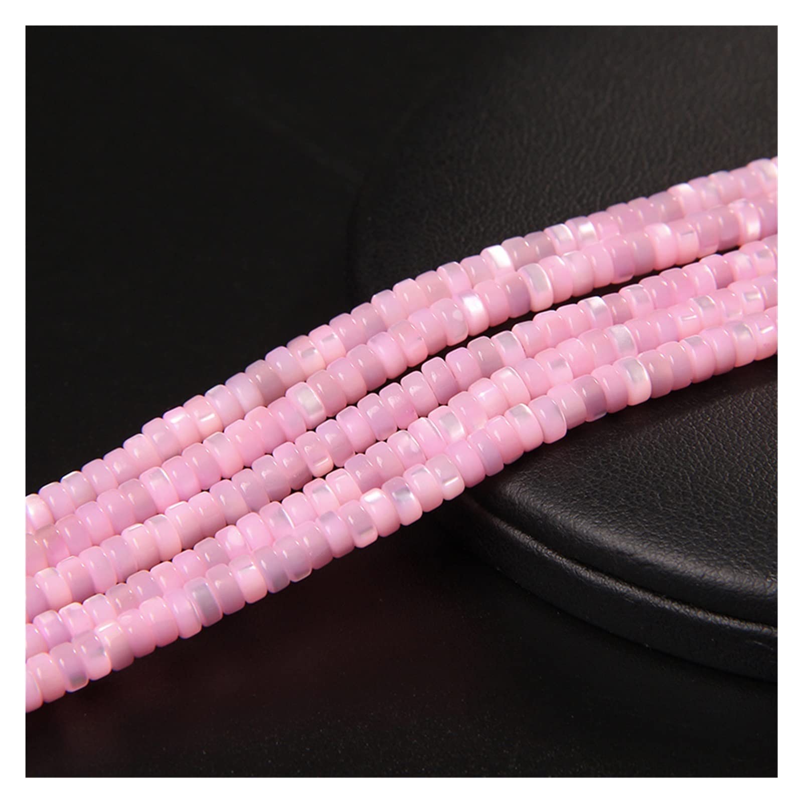 Cheriswelry Perline rotonde piatte con perle naturali, 20 mm, a forma