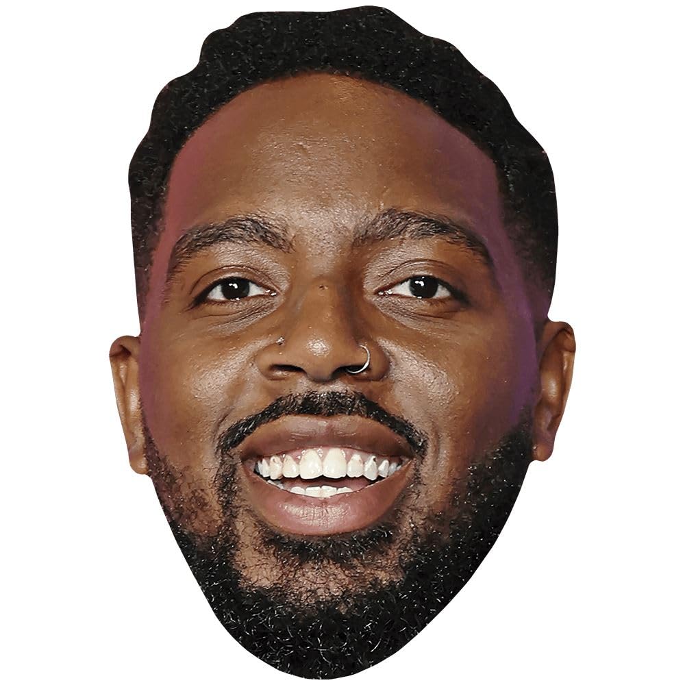Chandler Moore (Smile) Celebrity Mask, Flat Card Face, Fancy Dress Mask