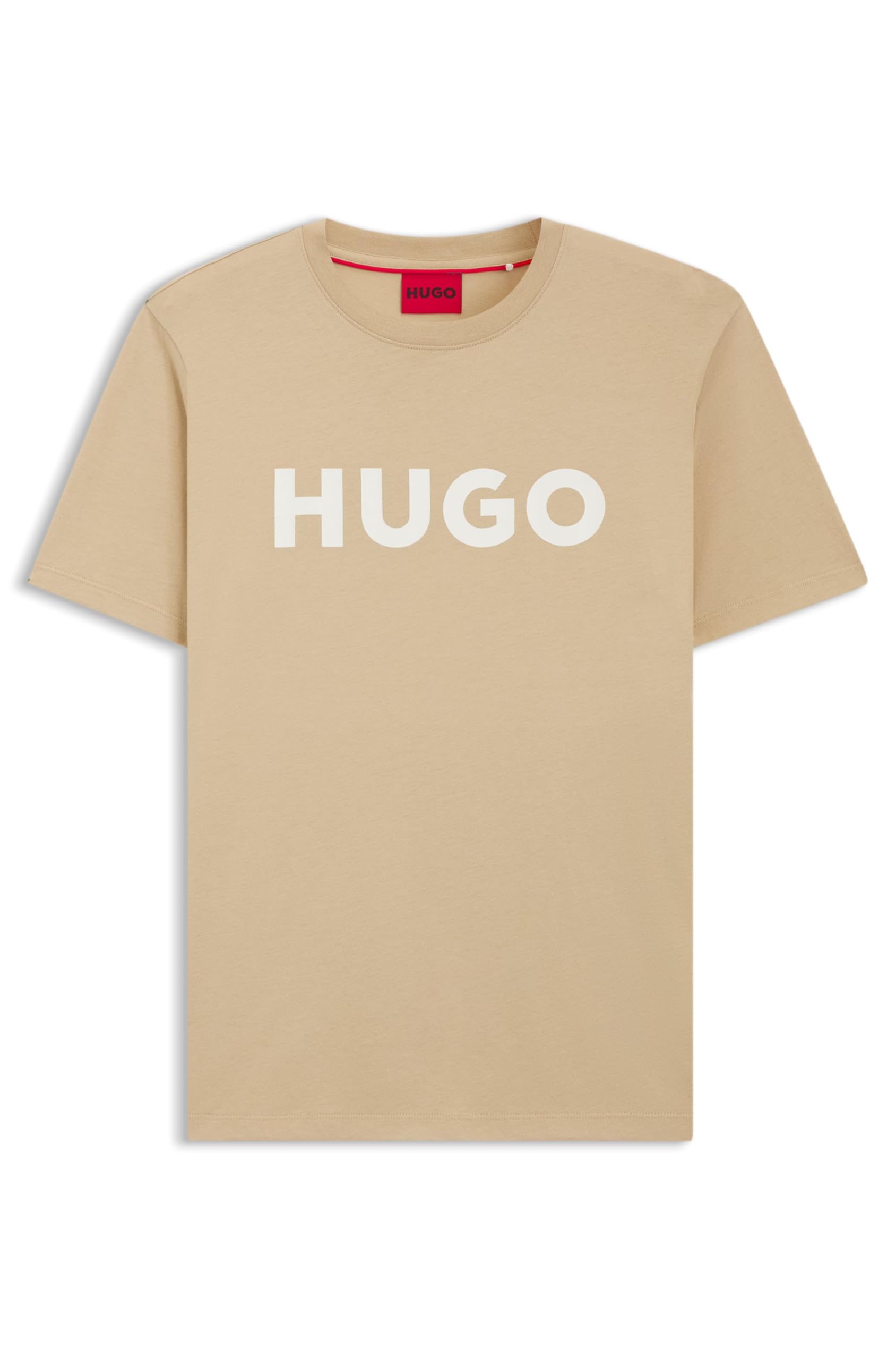 HUGO Dulivio 10229761 01 Short Sleeve T-Shirt L Beige