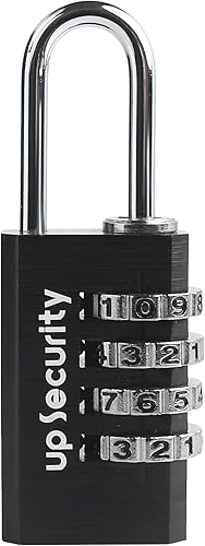 Miniatura 6 de Candados pequeños para equipaje, Candado de combinación con código para artículos de viaje esenciales, Mini candado de combinación, Candado pequeño