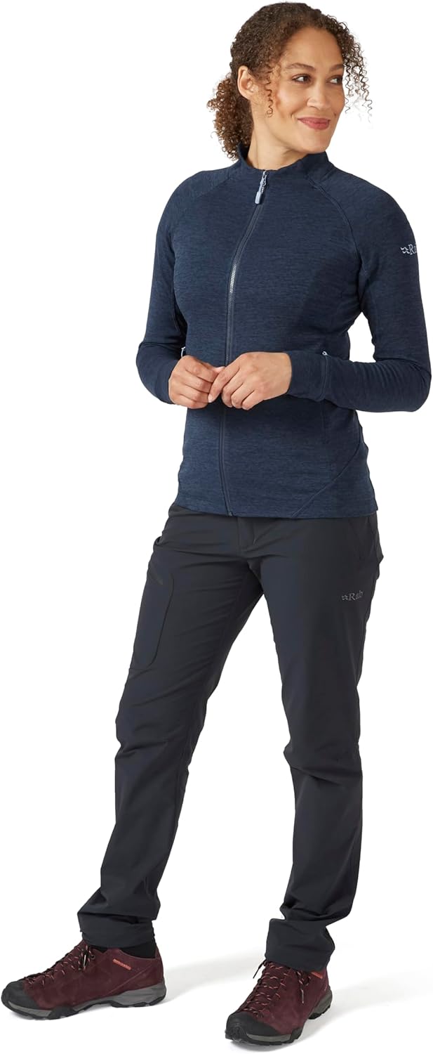 Rab Women's Nexus Stretch Fleece Jacket, Lightweight for Hiking, Climbing & Layering