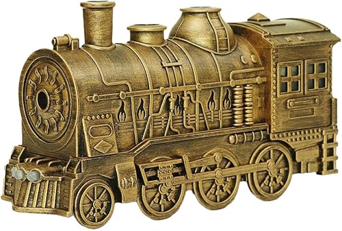 Steam Train Air Diffusers for Home, Aromatherapy Humidifier & Essential Oil Diffuser, 300ml Cool Mist Quiet Aromatherapy Diffuser with Dual Mist and