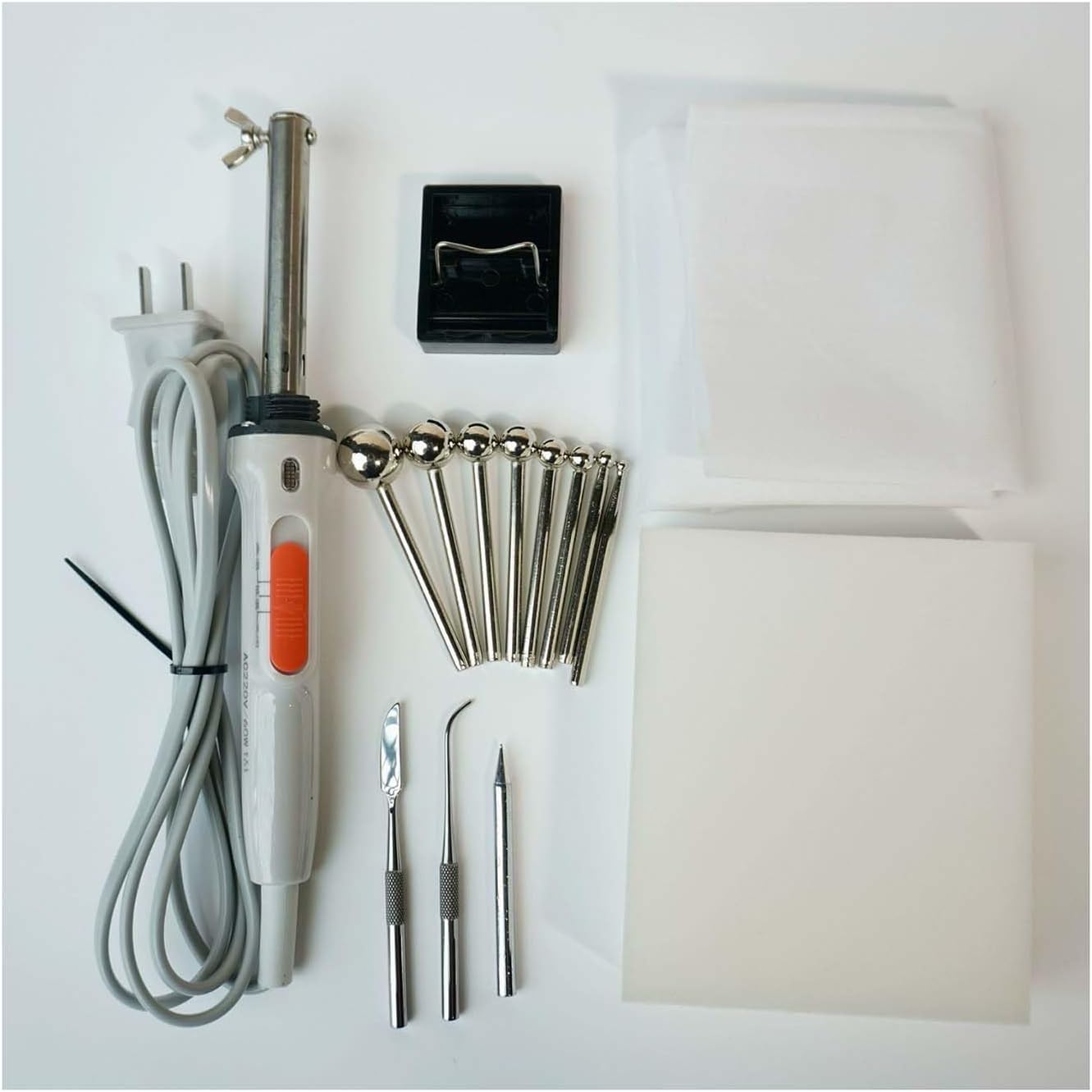Artificial Flower Making Kits - Double-Speed Temperature Adjustment Electric Fabric Flower Device for DIY Beginners - Tool Set for Creating Various Fabric Flowers