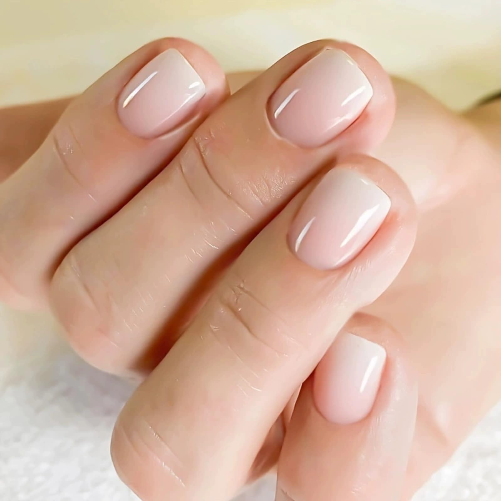24PCS French Gradient Press on Nails