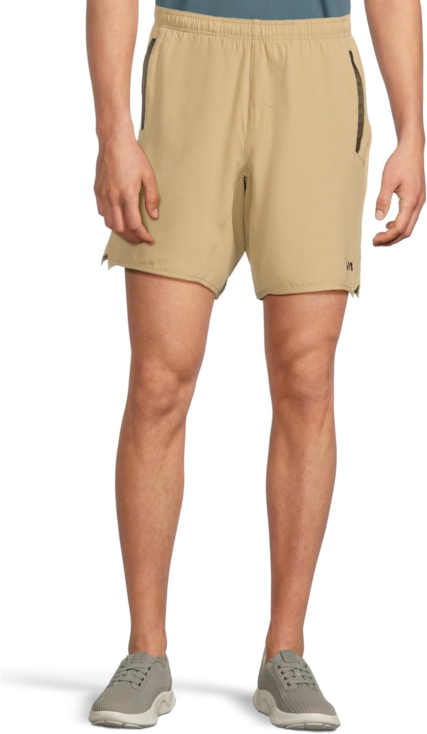 RVCA Men's Yogger Stretch Short, Heather Khaki S125