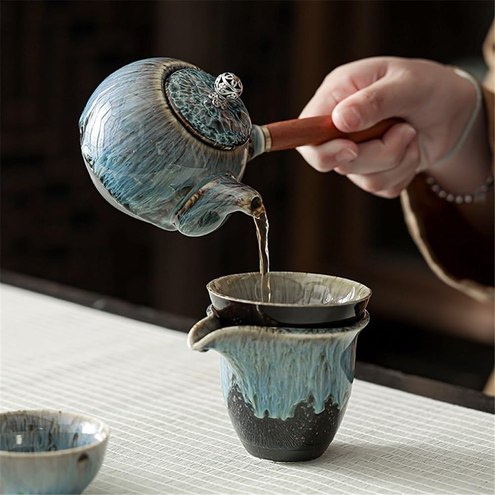 Zestaw do herbaty Ceramiczna miseczka na herbatę, filiżanka, zestaw do herbaty biurowej i konferencyjnej Zestaw do herbaty