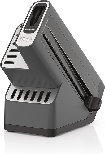 Ninja Foodi StaySharp Knife Block with Integrated Sharpener Deluxe 14-Piece Set K32014EUUK - Black - 3