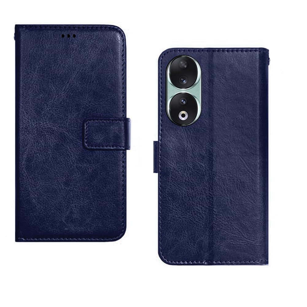 Inktree Honor 90 5G Flip Cover | Premium Leather Finish Flip Cover | with Card Pockets | Wallet Stand |Complete Protection Flip Cover for Honor 90 5G - Blue (B0CJPGGKJC) Amazon Price History, Amazon Price Tracker