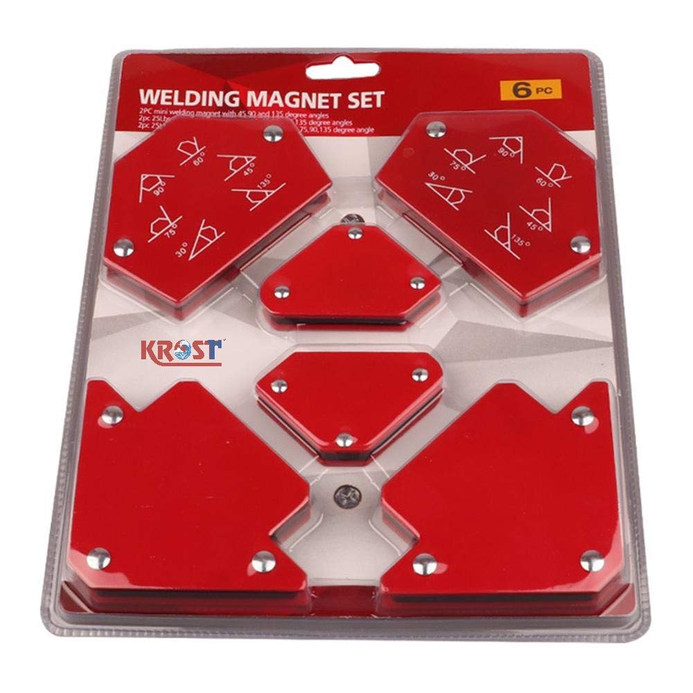 6 Pcs/Set Triangle Welding Positioner/Magnetic Fixed Angle Soldering Locator Tools/Magnetic Welding Holder.