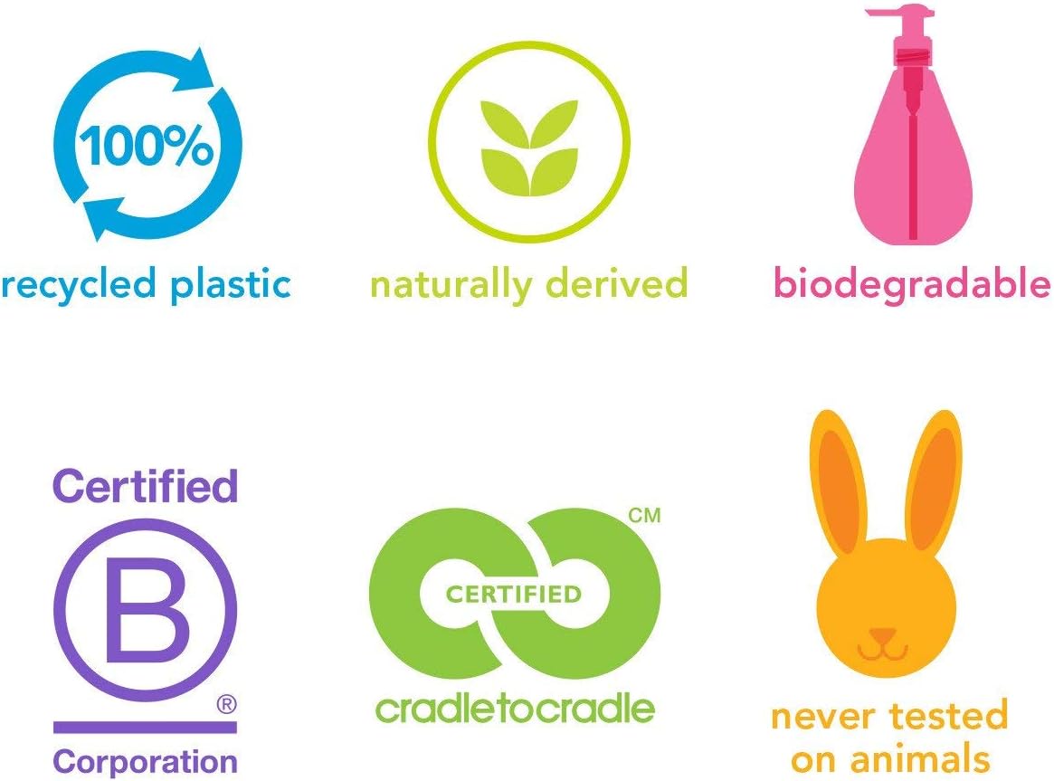 Method Concentrated Laundry Detergent, Free + Clear, 53.5 Fl Oz (Pack of 4), 66 Loads